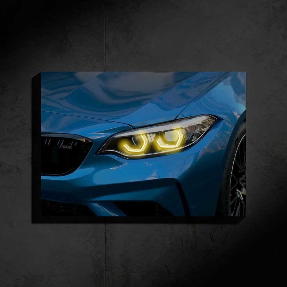 Bmw M2 Neon LED wall art by ZYBAR