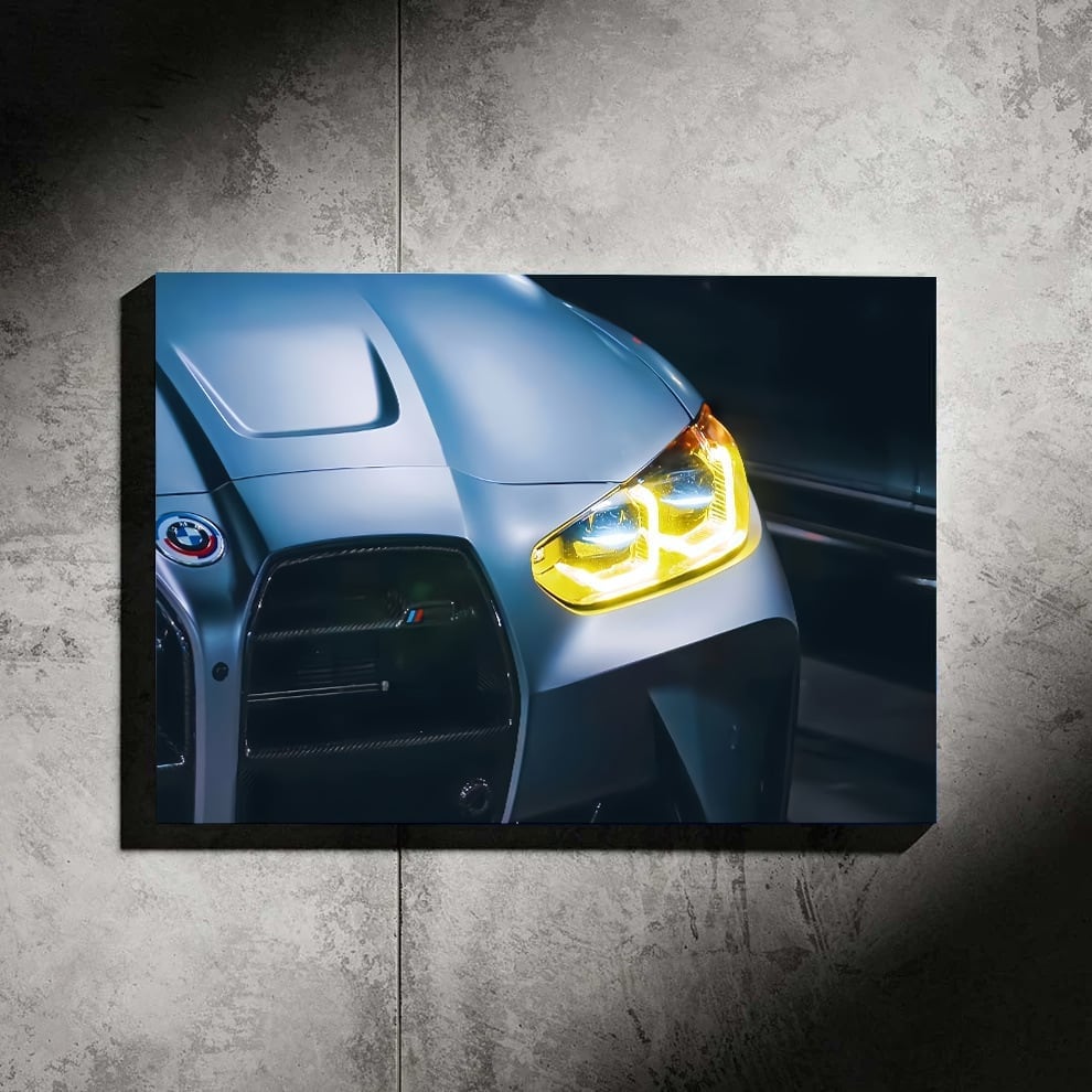 Bmw M4 LED wall art by ZYBAR