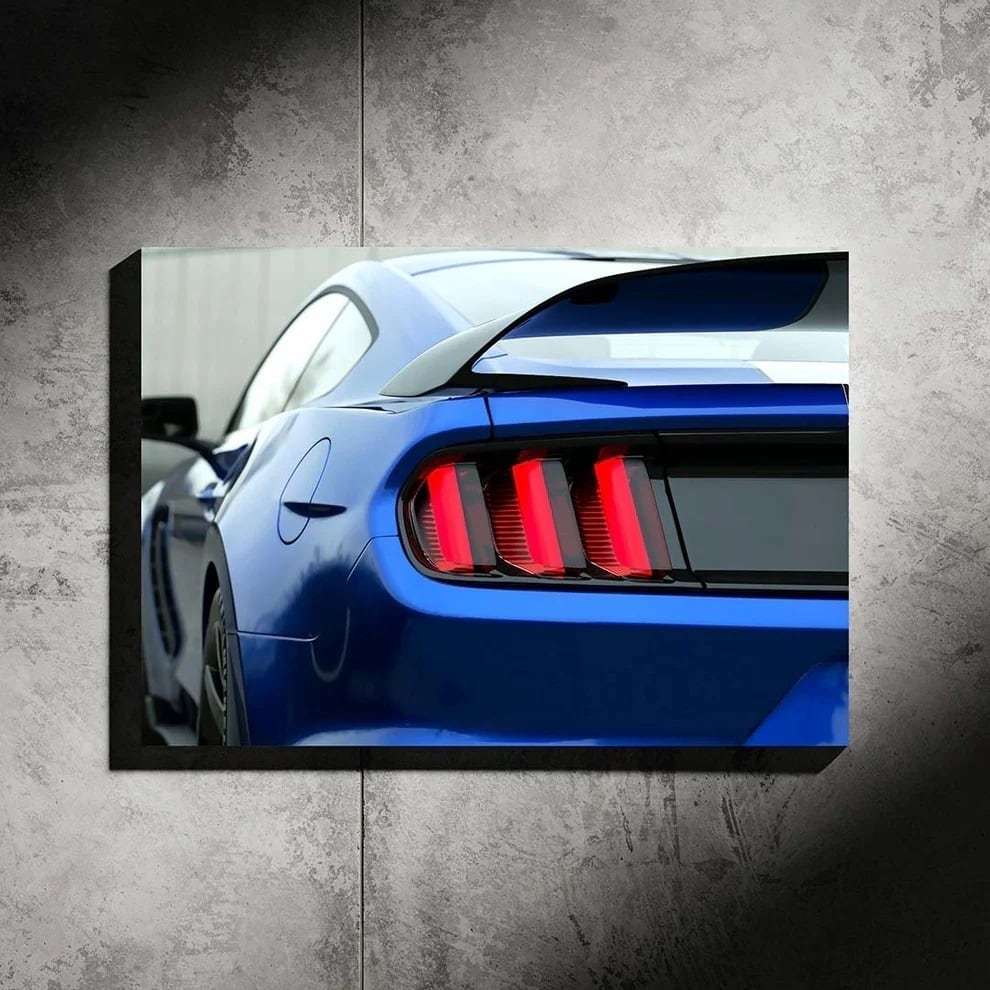 C Ford Mustang Gt350r LED wall art by ZYBAR