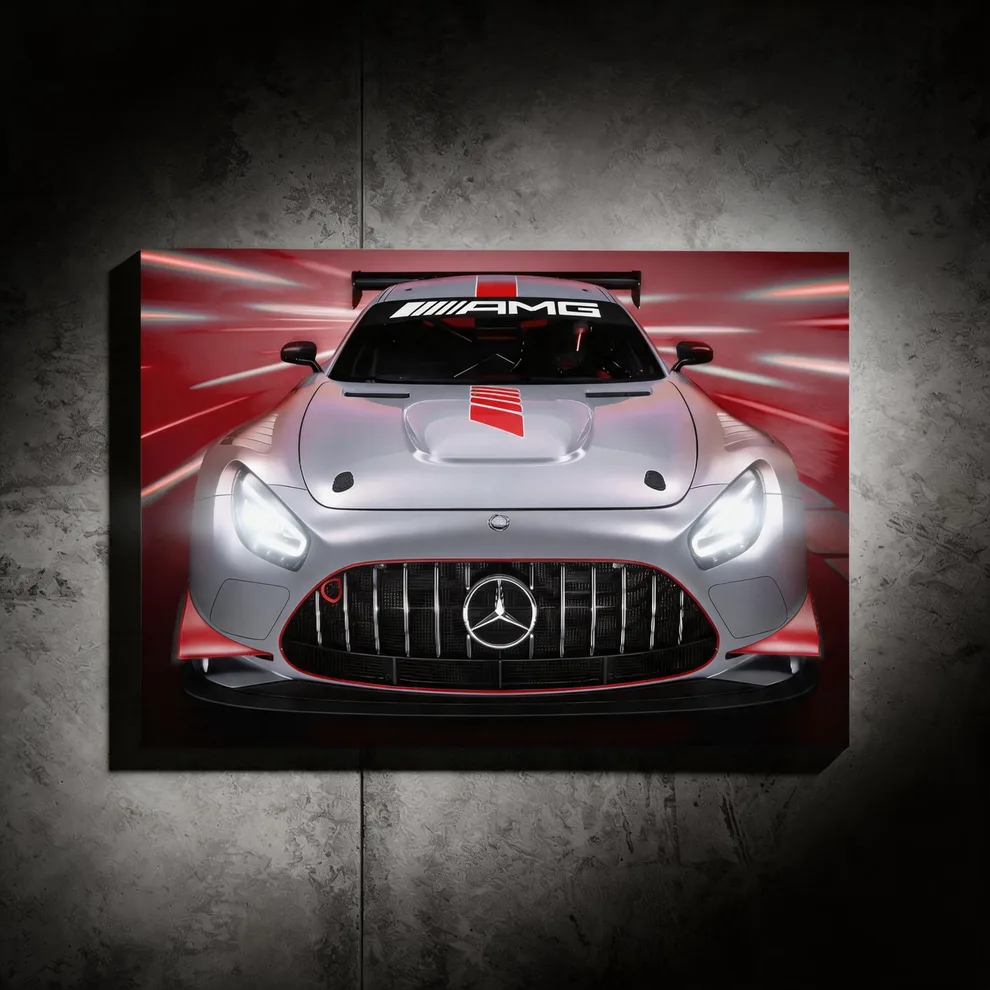 Mercedes Benz Amg 1 - LED Light Painting Wall Art