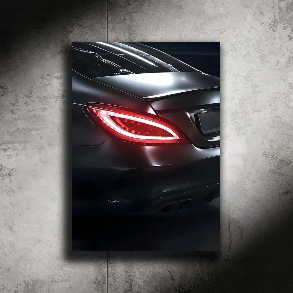 Mercedes Benz Cls Amg63 LED wall art by ZYBAR