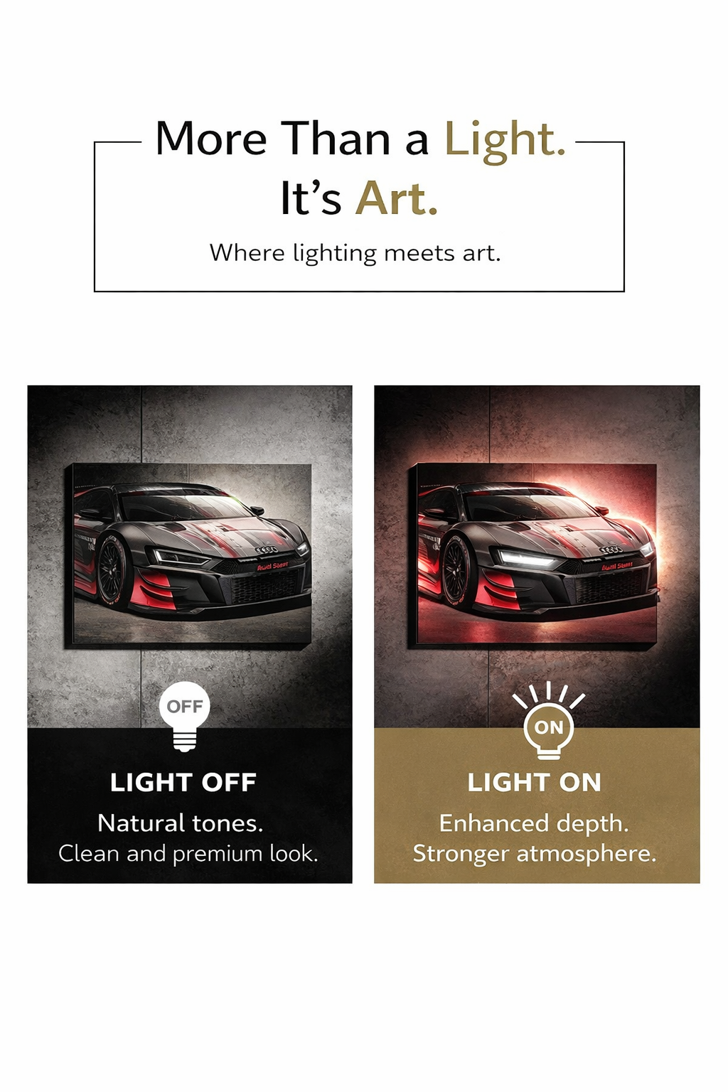 ZYBAR LED artwork – light engineered as art